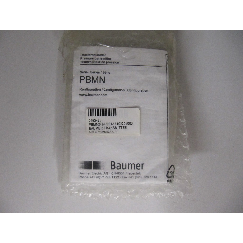 Baumer PBMN24B4GRA11402201000 Transmitter