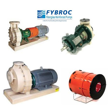 Fybroc 1500 SERIES GROUP2 4X6X10 Impeller Sodium Hypochlorite Pump