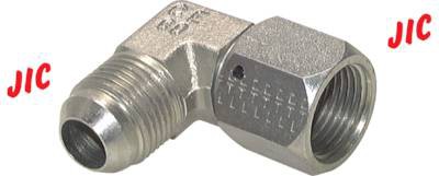 Landefeld Screw-in elbow with JIC thread, up to 310 bar